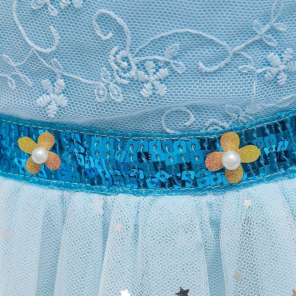 Frozen Elsa embroidered sparkly costume dress - Picture 4 of 10